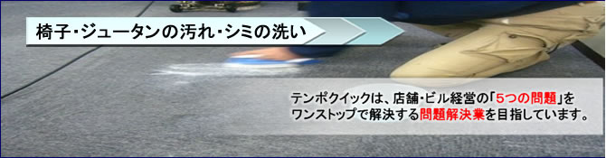 椅子・ジュータンの汚れ・シミの洗い